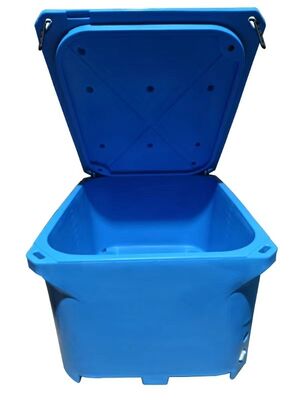 กล่องเก็บความเย็นแบบ Rotomolded ทรงสี่เหลี่ยมผืนผ้าขนาดใหญ่ 1000L สำหรับจัดเก็บและขนส่งแบบมีฉนวน