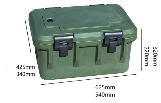 ภาชนะขนส่งอาหารหุ้มฉนวน 33L GN Pan พร้อมตัวพาซีล