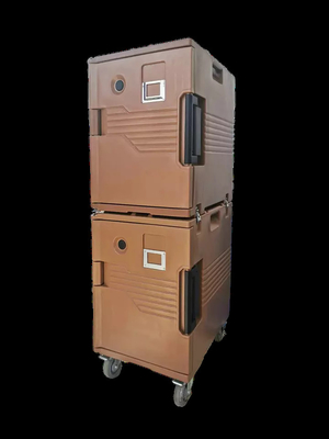 ห้องครัว Rotomolded ฉนวนกล่องอาหารอุ่นกำลังโหลด GN Pan Carrier 120L