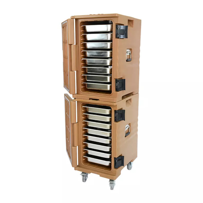 รถเข็นอาหารหุ้มฉนวนเชิงพาณิชย์ Catering Thermo Box Transport Carts