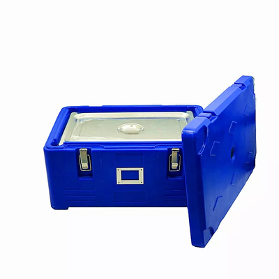 สแตนเลส GN ฉนวนถาดอาหารใส่อาหาร Rotomold พลาสติก PE กล่องความร้อน 30L