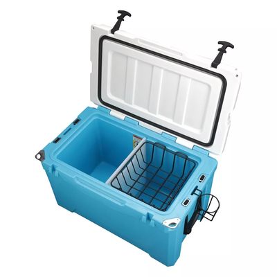 Roto Moulded Travel Cooler Box Thermal LLDPE Plastic Ice Cooler Box