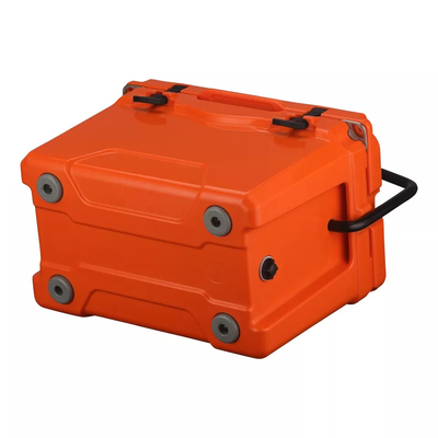 การจัดส่งแบบพกพา Ice Chest ผลิตภัณฑ์ Rotomoulded Rolling Transport Cooler Box 25L