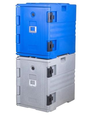 หม้ออาหารสีน้ําเงินประกอบกันได้ ถุงไนลอน