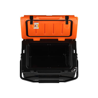 ตู้แช่เย็นสำหรับโรงงานอุตสาหกรรม ราคาโรงงาน ตู้แช่เย็นสำหรับแคมป์ปิ้งแบบทันสมัย ขนาด 12QT/18QT/25QT พร้อมหูจับ สำหรับกล่องแช่เย็นแบบ Rotomolded กลางแจ้ง