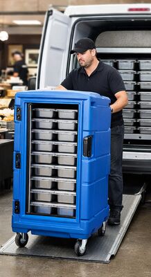 900L Rotomolded ตู้ขนส่งอาหารแอนโดลิสต์สําหรับโซ่เย็นโลจิสติกส์