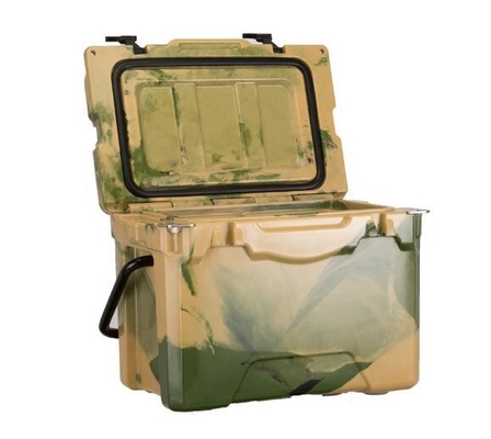กล่องพลาสติกเก็บความเย็น Rotomolded แบบพกพา 25L