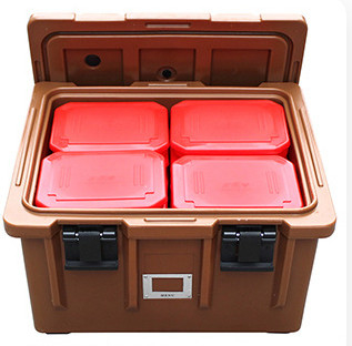 ภาชนะบรรจุอาหารหุ้มฉนวน 70L, กล่องเทอร์โมสำหรับขนส่งอาหาร