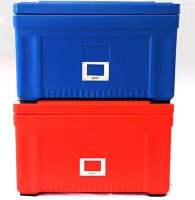 ที่จับไนลอน 45 ลิตรกล่องขนส่งอาหารฉนวนฝาปิดที่ถอดออกได้ LLDPE Rotomolded Catering Container