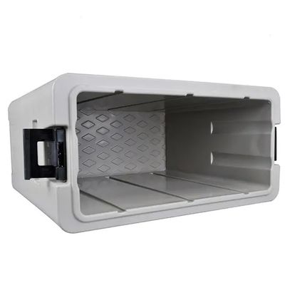 CE ได้รับการอนุมัติ 110L ไนลอนคอนเทนเนอร์ขนส่งอาหารความร้อนฝาปิดที่ถอดออกได้สี่ล้อ Catering Box