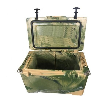 35 QT Rotomolded Cooler Box การก่อสร้างแบบ Heavy Duty สำหรับการใช้งานกลางแจ้งที่ทนทาน