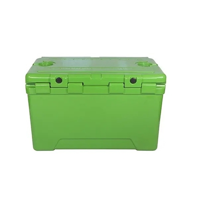 พลาสติก 50 QT Rotomolded Cooler Box LLDPE Wall PU Formed Insulation