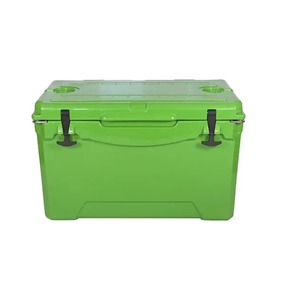 พลาสติก 50 QT Rotomolded Cooler Box LLDPE Wall PU Formed Insulation