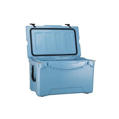 พลาสติก 50 QT Rotomolded Cooler Box LLDPE Wall PU Formed Insulation