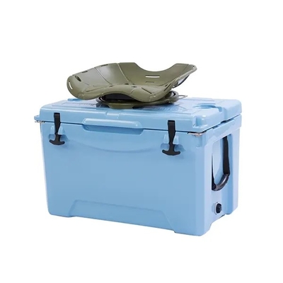 พลาสติก 50 QT Rotomolded Cooler Box LLDPE Wall PU Formed Insulation