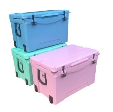 กล่องน้ำแข็ง Rotomolded ล้อ 75L พร้อมฉนวน PU
