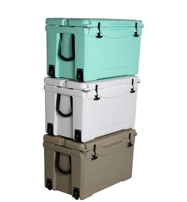 กล่องน้ำแข็ง Rotomolded ล้อ 75L พร้อมฉนวน PU