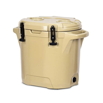 ผลิตภัณฑ์ Rotomoulded กลางแจ้งตั้งแคมป์รอบน้ำแข็งหน้าอก 25L