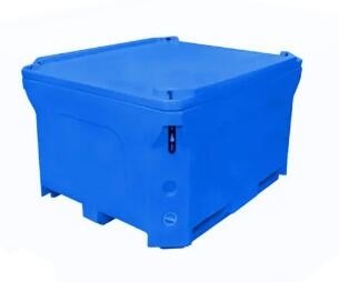 หน่วยบรรจุอาหาร PE PU Foam ที่กันหนาว 1000L ความจุพร้อมมือยาง