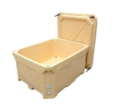 ผลิตภัณฑ์ Rotomoulded Double Walled Insulated Fish Bin 1000L