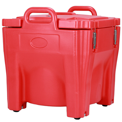 ที่เก็บซุปฉนวน 30L พลาสติกเกรดอาหารให้ความอบอุ่นด้วยถังกลมสแตนเลส