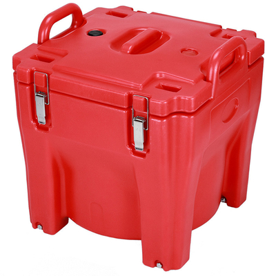 ที่เก็บซุปฉนวน 30L พลาสติกเกรดอาหารให้ความอบอุ่นด้วยถังกลมสแตนเลส