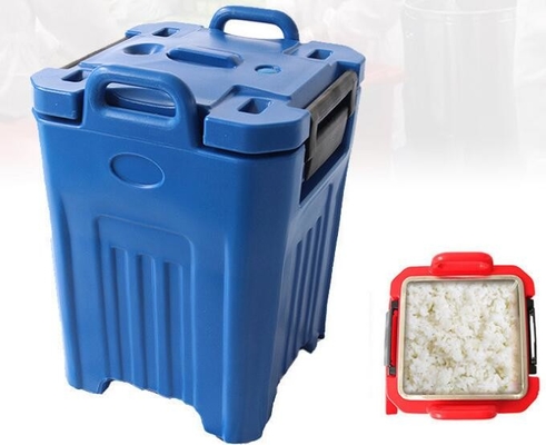 ภาชนะใส่ซุปหุ้มฉนวน 40L วางซ้อนกันได้พร้อม SS Inside