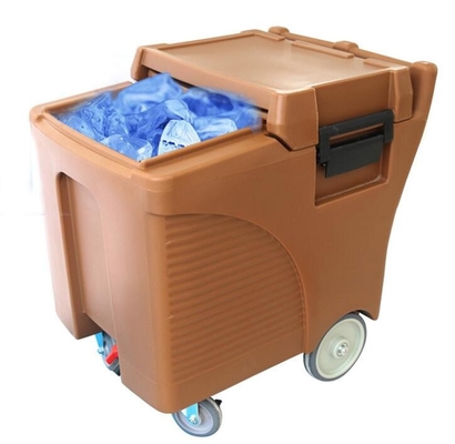 อาหารเกรด LLDPE 125L เชิงพาณิชย์น้ำแข็งแคดดี้บนล้อ