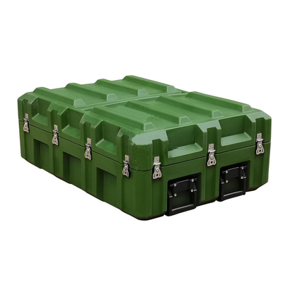 พลาสติกแข็งสำหรับงานหนักสีเขียวทหาร Roto Moulded