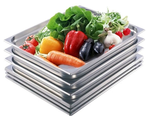 กระทะบริการอาหารสแตนเลส 650x530 มม. อุปกรณ์ร้านอาหารของโรงแรม