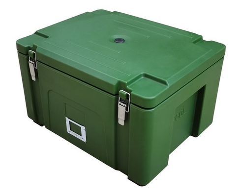 PE PU ฉนวนกันความร้อนภาชนะเก็บอาหารทหาร Army Rice Cabinet 60L