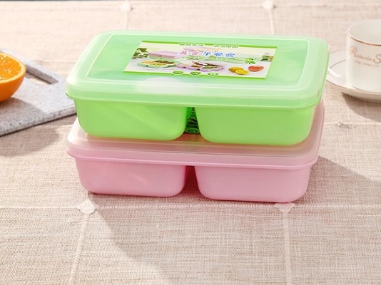 เป็นมิตรกับสิ่งแวดล้อม BPA ฟรี PP กล่องอาหารกลางวันพลาสติก Bento สำหรับเด็ก