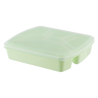 กล่องอาหารกลางวัน Bento นำกลับมาใช้ใหม่ได้ 1280 มล. 4 ช่อง
