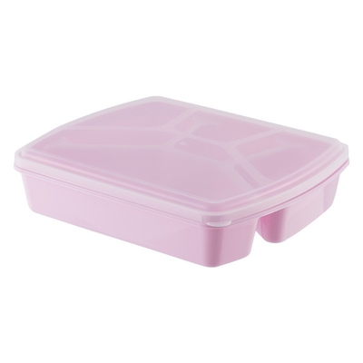 กล่องอาหารกลางวัน Bento นำกลับมาใช้ใหม่ได้ 1280 มล. 4 ช่อง