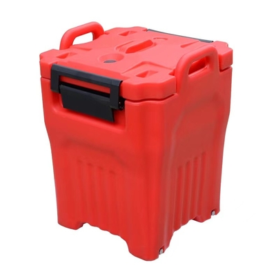 ภาชนะใส่ซุปหุ้มฉนวน 40L วางซ้อนกันได้พร้อมถัง SS ภายในขนส่ง