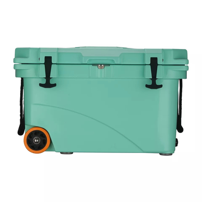 Outdoor Camping LLDPE Rotomolded Cooler Box ภาชนะบรรจุอาหารสำหรับตกปลาการขนส่งอาหารทะเล