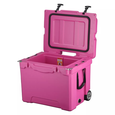 กล่องเย็นแบบหมุนยาวภายนอก สําหรับการแคมป์ การประมง และการขนส่งอาหาร