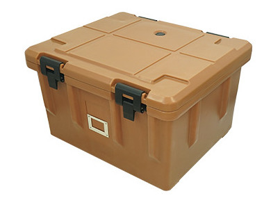 กล่องขนส่งอาหารร้อน 90L 4 ที่จับตามหลักสรีรศาสตร์