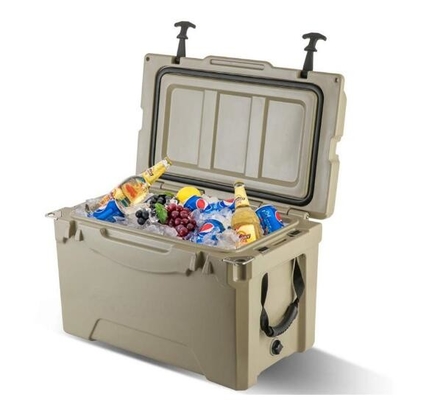 35 QT Rotomolded Cooler Box การก่อสร้างแบบ Heavy Duty สำหรับการใช้งานกลางแจ้งที่ทนทาน